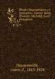 tudes biographiques et littraires : George Sand, Prescott, Michelet, Lord Brougham, Haussonville, comte d`, 1843-1924 