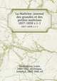 La Matrise; journal des grandes et des petites matrises. 1857-1858 v.1-1, Niedermeyer, Louis, 1802-1861, ed,Ortigue, Joseph d`, 1802-1866, ed 
