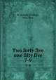 Two forty five one fifty five. 7-9, St. Joseph`s College, New York 
