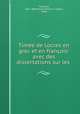 Time de Locres en grec et en franois: avec des dissertations sur les ., Timaeus, Jean -Baptiste de Boyer d ` Argens, Plato 