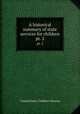 A historical summary of state services for children. pt. 2, United States. Children`s Bureau 