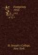 Footprints. 1955, St. Joseph`s College, New York 
