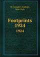 Footprints. 1924, St. Joseph`s College, New York 