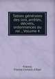 Tables gnrales des lois, arrts, dcrets, ordonnances du roi ., Volume 4, France, France Conseil d`Etat 