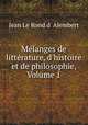 Melanges de litterature, d