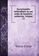 Encyclopedie methodique ou par ordre de matieres: medecine, Volume 13, Victor d