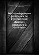 Des consequences juridiques de l