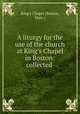 A liturgy for the use of the church at King