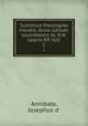 Summula theologiae moralis. Anno iubilaei sacerdotalis Ss. D.N. Leonis P.P. XIII. 1, Annibale, Josephus d` 