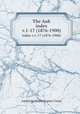 The Auk. index v.1-17 (1876-1900), American Ornithologists` Union 