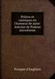 Prieres et cantiques en l