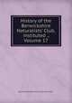 History of the Berwickshire Naturalists