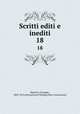 Scritti editi e inediti. 18, Mazzini, Giuseppe, 1805-1872,International Working Men`s Association 