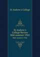 St Andrew`s College Review. Mid-summer 1942, St Andrew