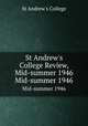 St Andrew`s College Review, Mid-summer 1946. Mid-summer 1946, St Andrew