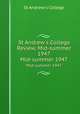 St Andrew`s College Review, Mid-summer 1947. Mid-summer 1947, St Andrew