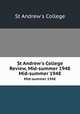 St Andrew`s College Review, Mid-summer 1948. Mid-summer 1948, St Andrew