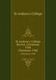 St Andrew`s College Review, Christmas 1948. Christmas 1948, St Andrew