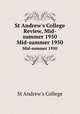 St Andrew`s College Review, Mid-summer 1950. Mid-summer 1950, St Andrew
