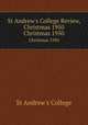 St Andrew`s College Review, Christmas 1950. Christmas 1950, St Andrew