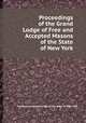 Proceedings of the Grand Lodge of Free and Accepted Masons of the State of New York, Freemasons. Grand Lodge of the State of New York 