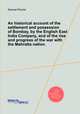 An historical account of the settlement and possession of Bombay, by the English East India Company, and of the rise and progress of the war with the Mahratta nation.., Samuel Pechel 