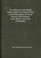 An address to the Right Honourable the Peers of the United Kingdom of Great Britain and Ireland, from Mary, Countess of Berkeley, Mary Berkeley (Countess of) 