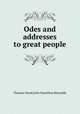 Odes and addresses to great people, Thomas Hood,John Hamilton Reynolds 