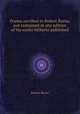 Poems ascribed to Robert Burns, not contained in any edition of his works hitherto published, Robert Burns 