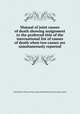 Manual of joint causes of death showing assignment to the preferred title of the international list of causes of death when two causes are simultaneously reported, United States. Bureau of the Census,William Horace Davis,John O. Spain 