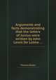 Arguments and facts demonstrating that the letters of Junius were written by John Lewis De Lolme ..., Thomas Busby 