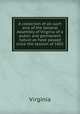 A collection of all such acts of the General Assembly of Virginia of a public and permanent nature as have passed since the session of 1801, Virginia 