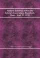 Address delivered before the Literary Association, Blandford, Mass., Sept. 21, 1850, William H. Gibbs,Blandford Literary Association (Blandford, Mass.) 