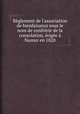 Rglement de l`association de bienfaisance sous le nom de confrrie de la consolation, rige Namur en 1820, 