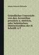 Grndlicher Unterricht von den Accentibus prosaicis u. metricis, oder hebrischen Distinctionibus der H. Schrifft A.T., Johann Heinrich Michaelis 