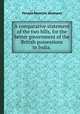 A comparative statement of the two bills, for the better government of the British possessions in India,, Ричард Бринсли Шеридан 