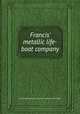Francis` metallic life-boat company, Francis' Metallic Life-boat Company,United States 