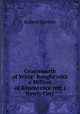 Groatsworth of Witte: Bought with a Million of Repentance (etc.) Newly Corr, Robert Greene 