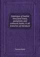 Catalogue of twelve thousand tracts, pamphlets and unbound books, in all branches of literature, Thomas Rodd 