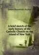 A brief sketch of the early history of the Catholic Church on the island of New York, James Roosevelt Bayley 