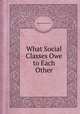 What Social Classes Owe to Each Other, William Graham Sumner 