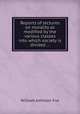 Reports of lectures on morality as modified by the various classes into which society is divided ..., William Johnson Fox 