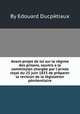 Avant-projet de loi sur le rйgime des prisons, soumis а la commission chargйe par l`arrкte royal du 25 juin 1853 de prйparer la revision de la lйgislation pйnitentiaire, By Edouard Ducpйtiaux 