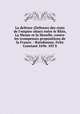 La defence (Defense) des etats de l`empire situez entre le Rhin, La Meuse et la Moselle, contre les trompeuses propositions de la France. - Ratisbonne, Felix Constant 1696. 103 S., 