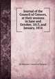Journal of the Council of Censors, at their sessions in June and October, 1813, and January, 1814, By Vermont. Council of Censors 
