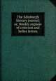 The Edinburgh literary journal; or, Weekly register of criticism and belles lettres, 