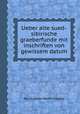 Ueber alte sued-sibirische graeberfunde mit inschriften von gewissem datum, By Christian Martin Fraehn 