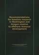 Recommendations for baseline research in Washington and Oregon relative to offshore resource development, By United States. Bureau of Land Management, Research Triangle Institute 