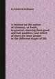 A treatise on the nature of aliments, or foods, in general; shewing their good and bad qualities; and which of them are most proper in the different stages of life, By Friedrich Hoffmann 