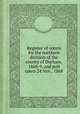 Register of voters for the northern division of the county of Durham, 1868-9, and poll taken 24 Nov., 1868, 